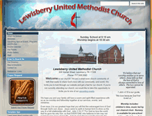 Tablet Screenshot of lewisberryumc.susumc.org